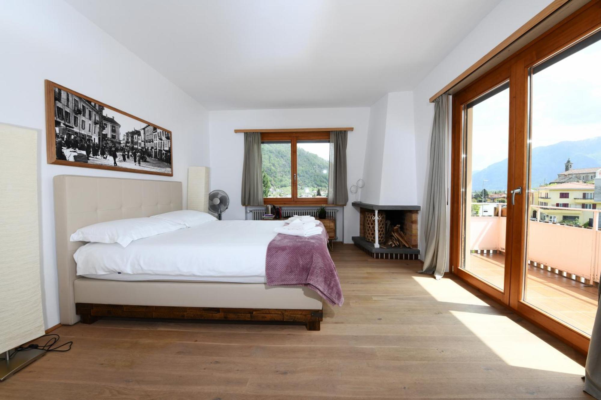 7Rooms - Self Check-In 24H Free Parking Losone Bagian luar foto